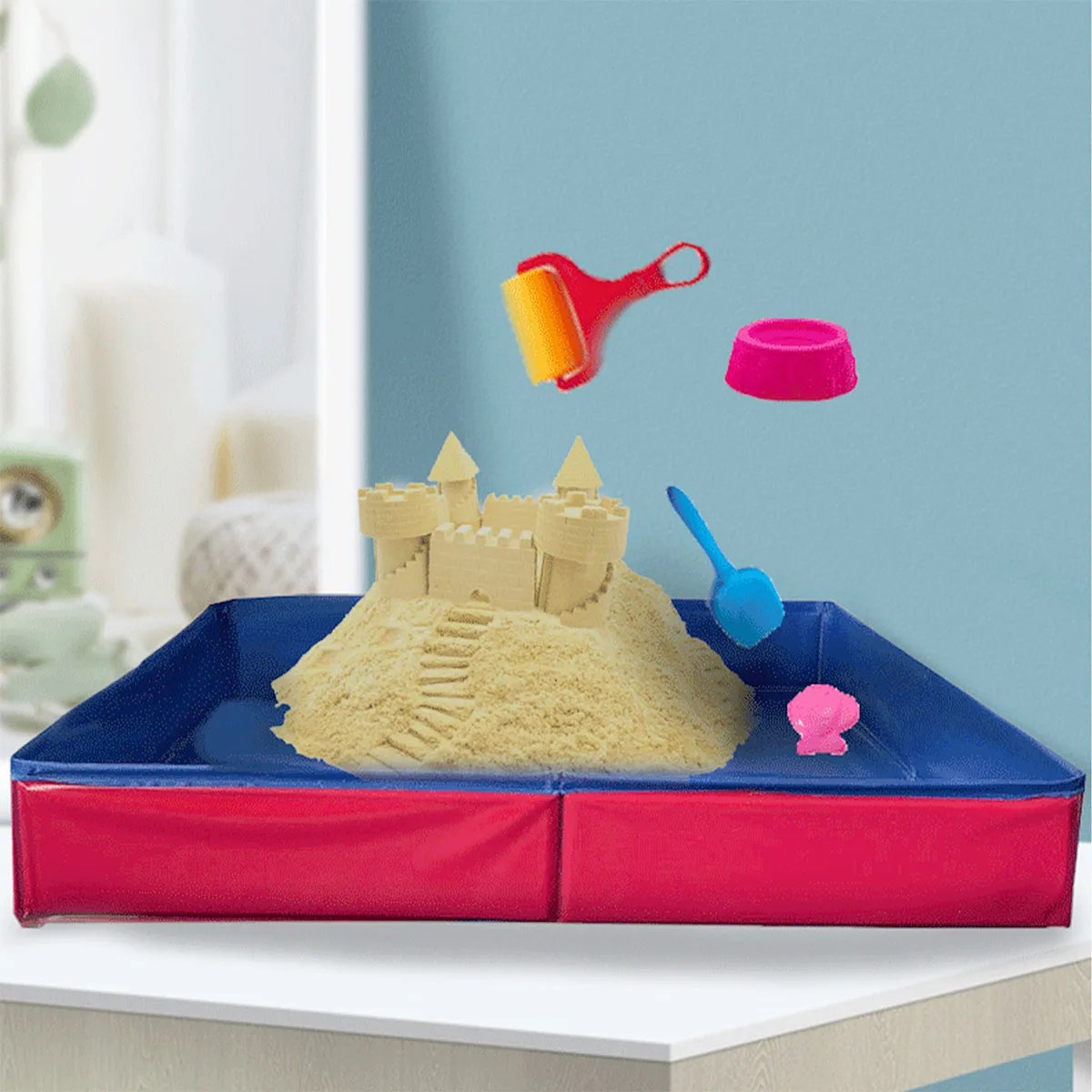 【Must-Have Style】 Beach Sandbox Toys for Children Aged 3+ Boys and Girl, Sensory Games Kids Sandbox Toys for Gifts Indoor and Outdoor Backyard.