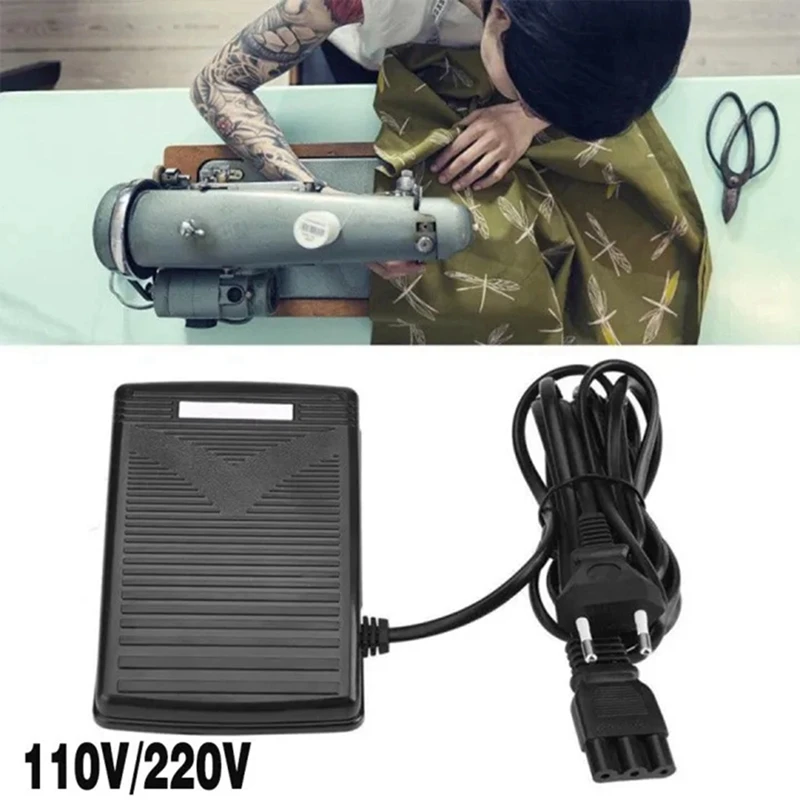 Variable Speed Foot Controller Pedal Sewing Tools Sewing Machine Replacement Accessories Household Supplies,US Plug