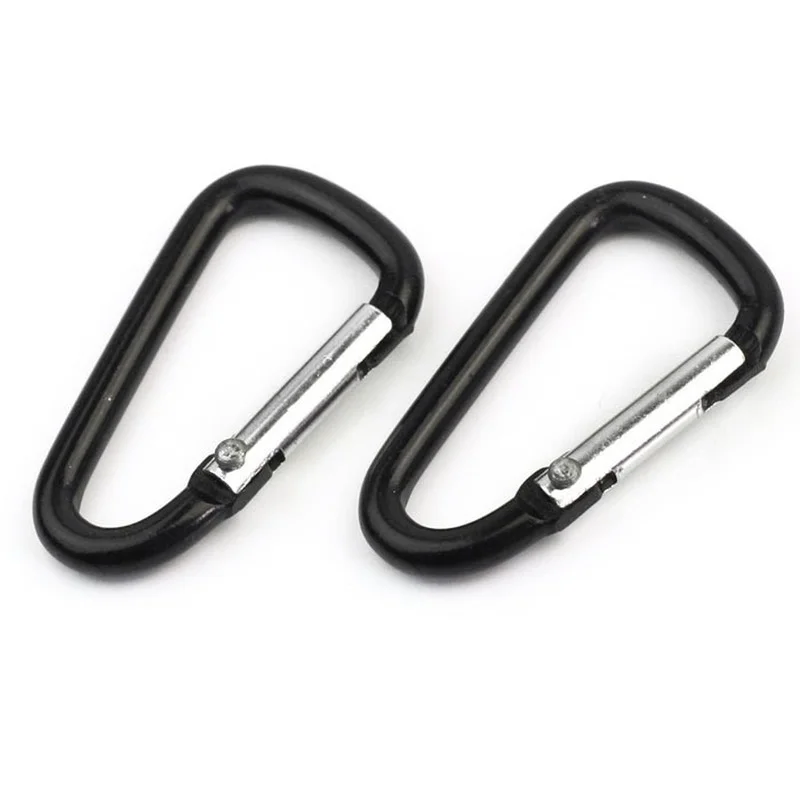 5PCS Outdoor D-shaped Carabiner for Travel Camping Mountaineering for climbing carabiner