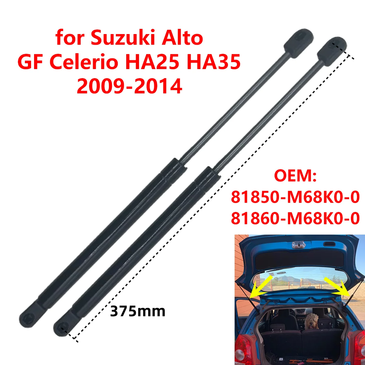 Auto Kofferbak Achterklep Boot Gas Strut Lift Ondersteuning