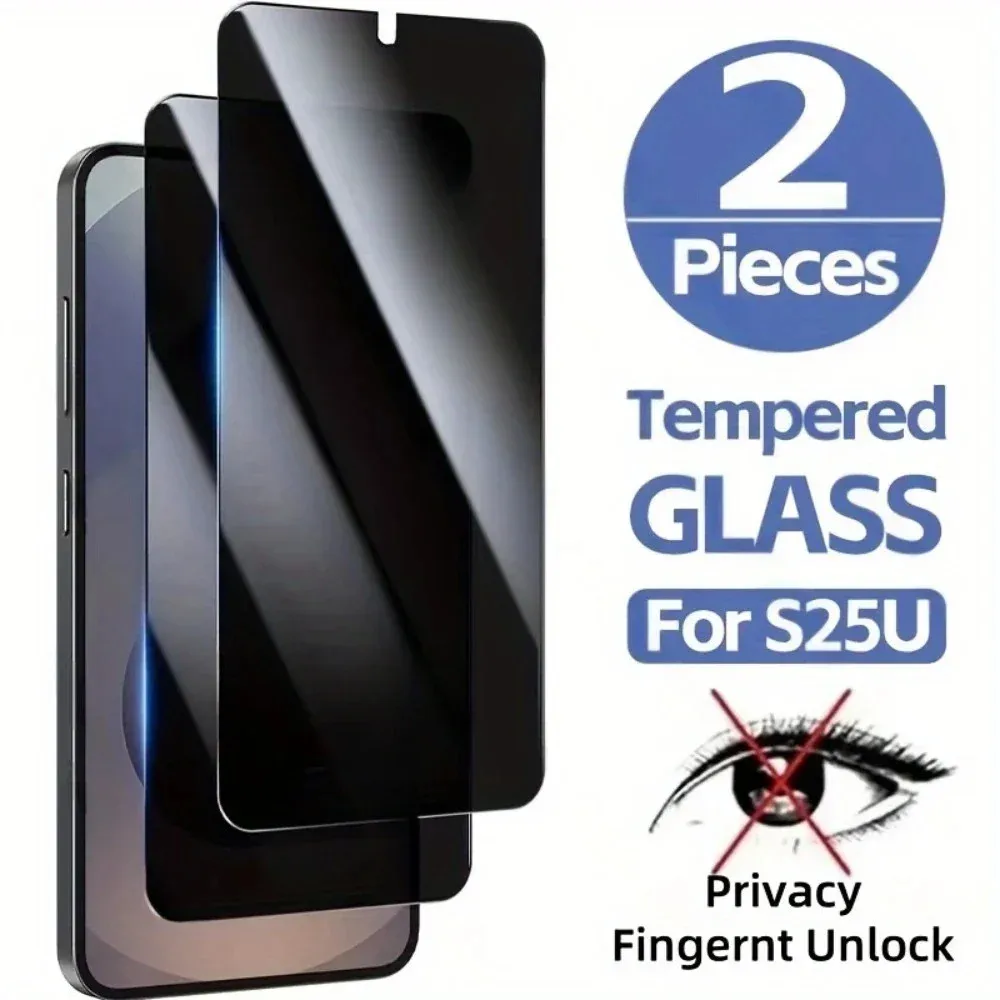 2 Pezzi Pellicola Protettiva in Vetro Temperato Privacy per Samsung Galaxy S23 S24 S25 S26 Plus Ultra 