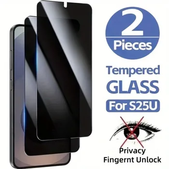 2 Pezzi Pellicola Protettiva in Vetro Temperato Privacy per Samsung Galaxy S23 S24 S25 S26 Plus Ultra ﻿
