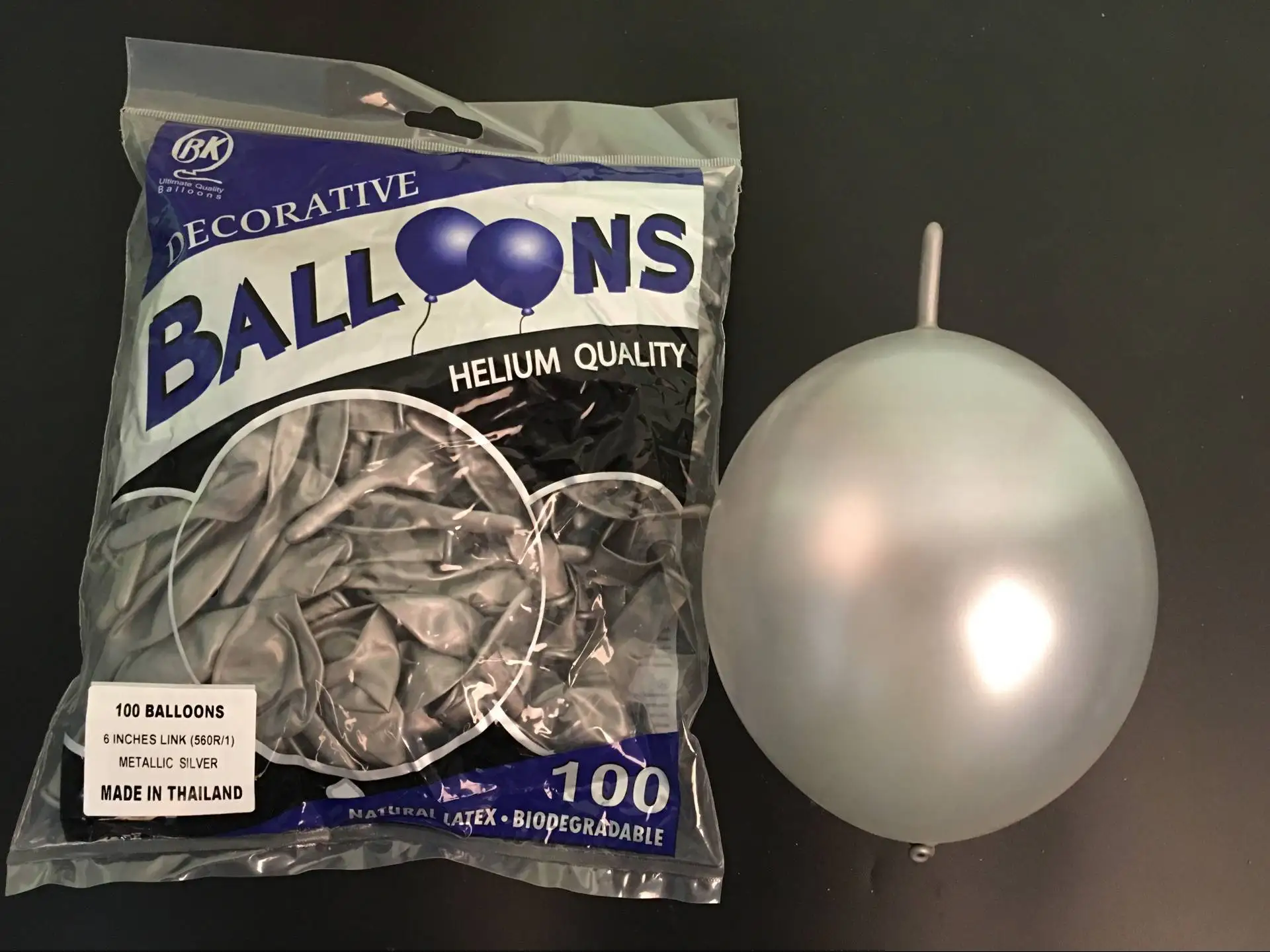 BK6 Inch Tail Latex Balloon Connection Decoration Balloon Wedding Party Decoration Birthday Anniversary