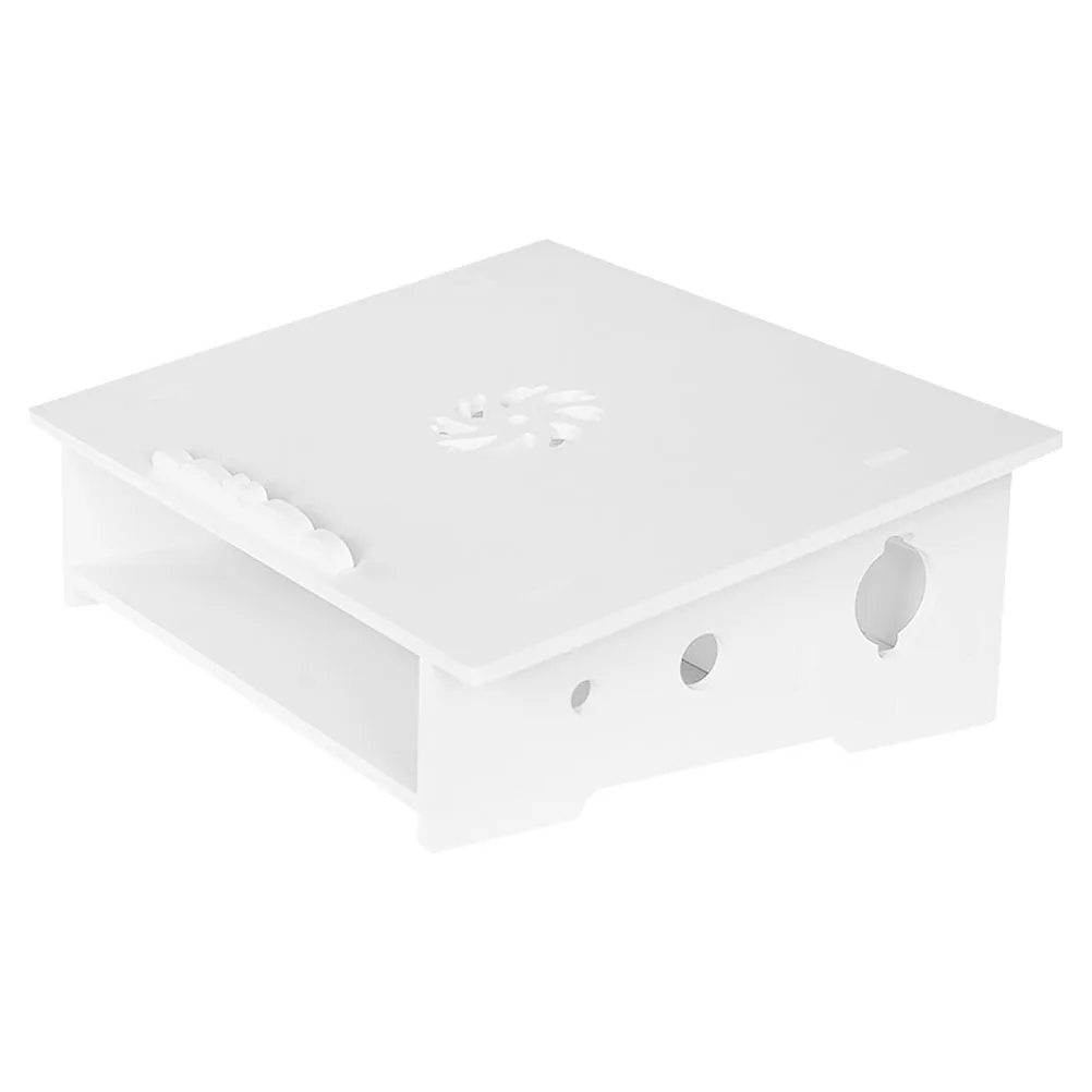 노트북 스탠드 화이트 S 휴대용 미끄럼 방지 쿨링 패드 가정 사무실 학교용 컴퓨터 지지대 노트북 홀더 높이 조절 가능