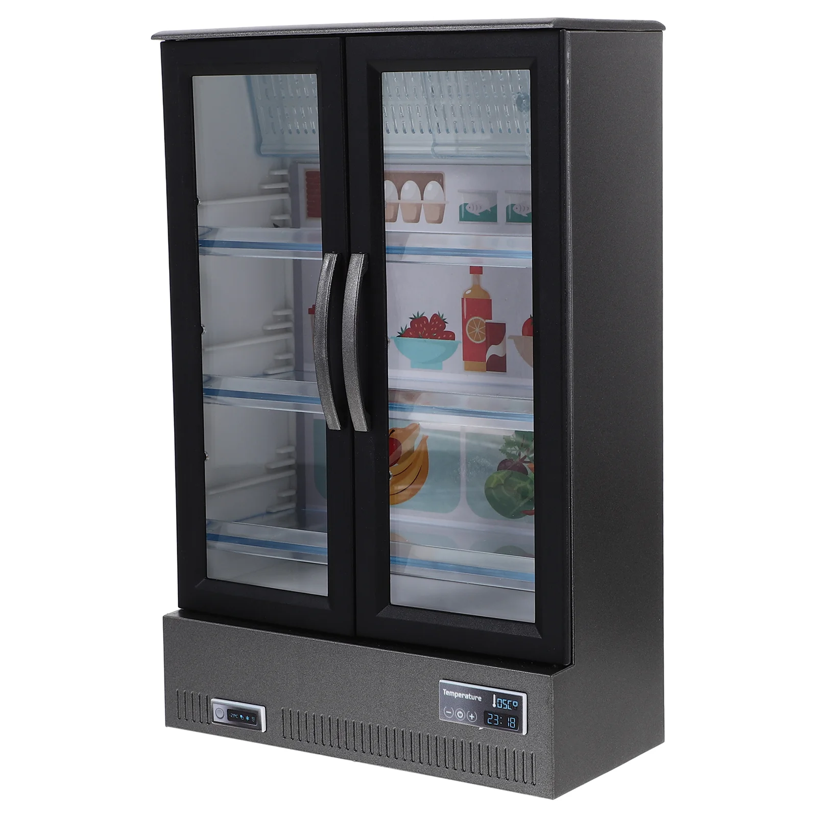 

Doll House Refrigerator Model Decorative Decoration Doll House Furniture Plastic Dollhouse Kitchen Appliances Frigde for room