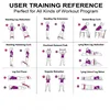 Various Color Yoga Sport Resistance Bands gym equipment TPE Home Fitness Elastic Bands Pilates strength training   workout 6