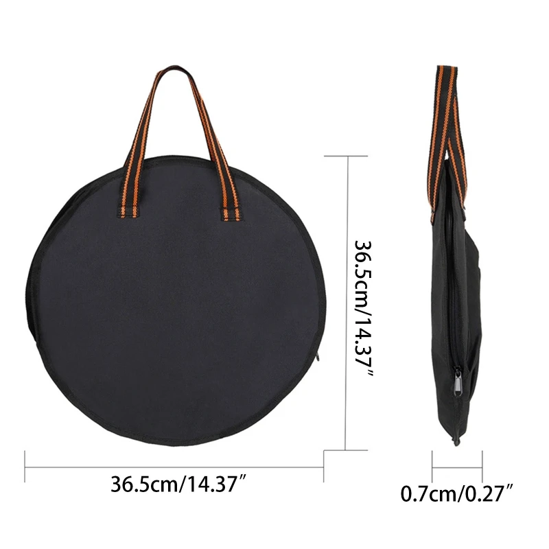 Oxford Cloth Dumb Drum Bag Portable Dumb Drum Practice Pad Bag Carrying Bag for Case 14 Inches snare drum practice pad