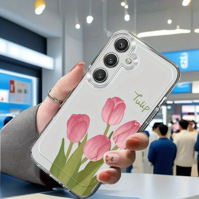 Kirsche bemalt Fall für Samsung A56 A55 5G A56 A54 A53 A52 A52S A51 A36 A35 A34 A33 A16 A15 A14 A26 A25 A24 A23 A32 Fällen Abdeckung – Detail 8