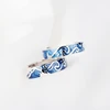 WYEAIIR 925 Sterling Silver Van Gogh Starry Sky Resizable Opening Couple Rings Blue Drop Glaze Sweet Romantic For Women Jewelry 5