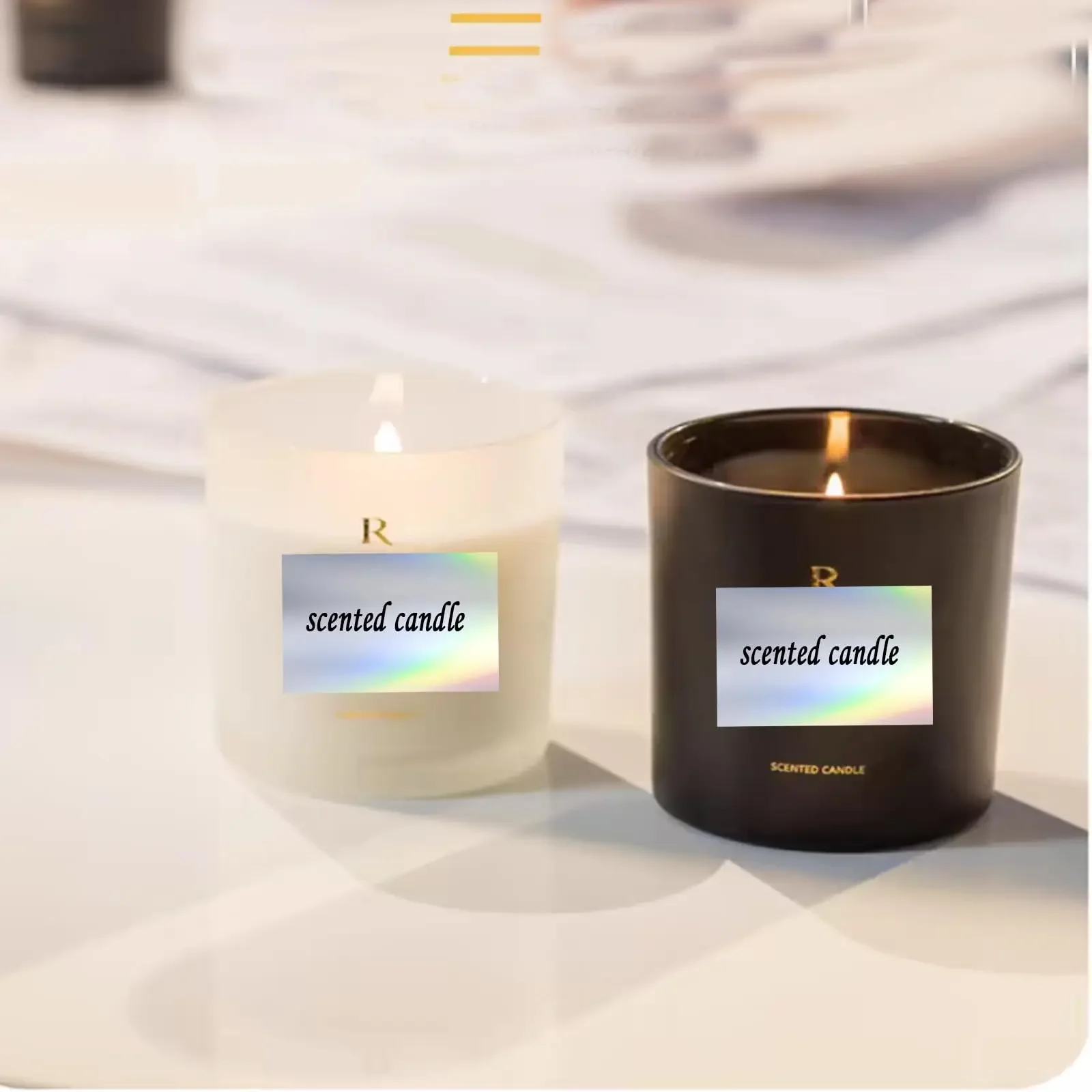 T02 Printer Paper Thermal Paper Holographic Silver Rolls White Color Gift DIY Sticker Label Receipt Bill Self-adhesive Paper