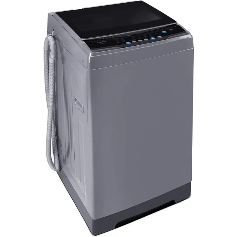 

HAOYUNMA 1.6 Cu.ft Portable Washing Machine, 11lbs Capacity Fully Automatic Compact Washer with Wheels