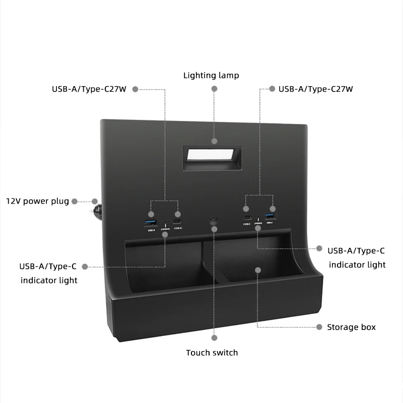    ߾  丮 ,  ʴ , 4 in 1 USB , ڵ ׼, Ideal LiXiang L8 L9