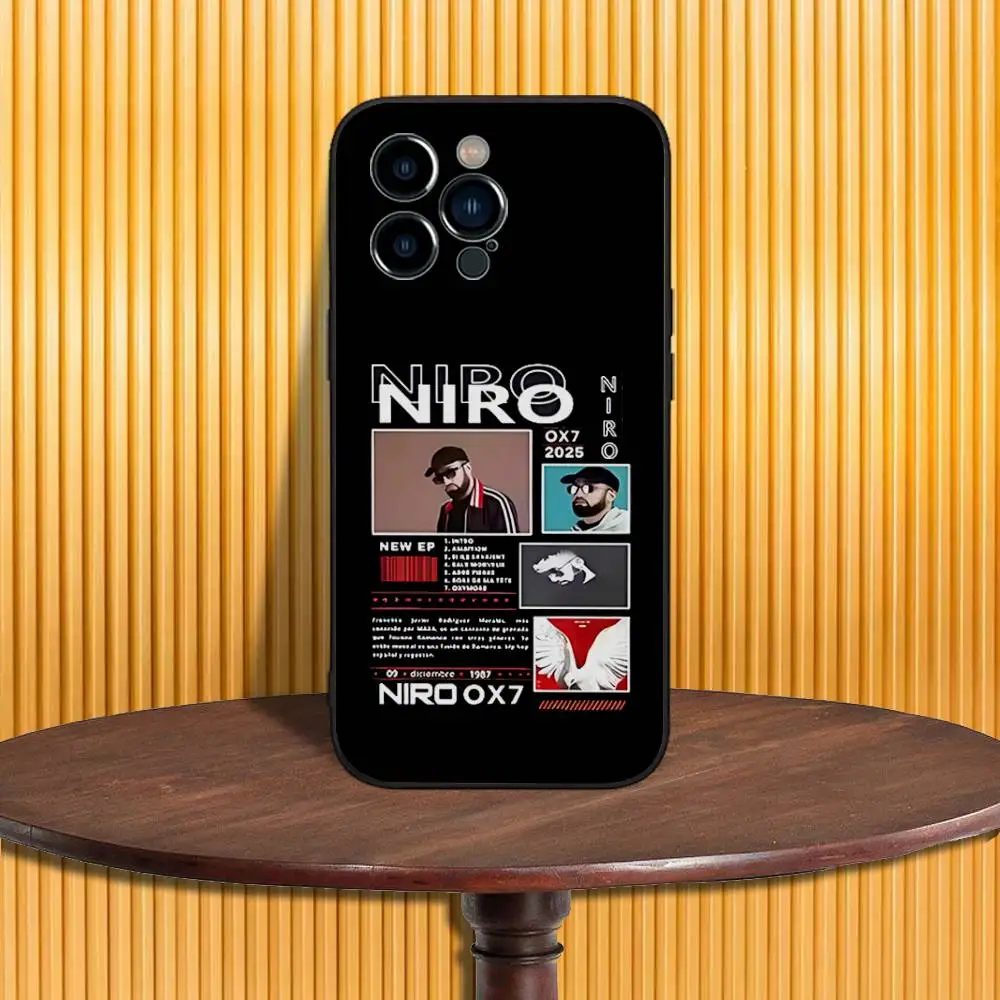Sleek Soft Black Phone Case by N-NIRO OX7