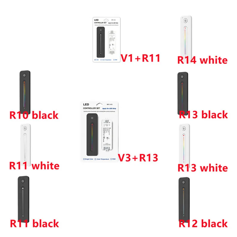 R10 R11 R12 R13 R14 V3 + R13 V1 + R11 1 2 3 4 5 Zone 4A * 3Ch Rgb Led Controller /Touch Color Slide/Step-Less Dimming/Telecomando Wireless