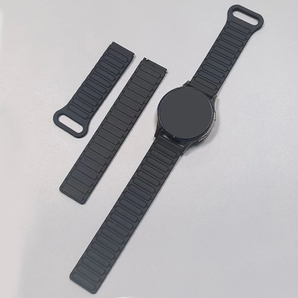 Magnetic Silicone Loop Band for Smartwatches (20/22mm)