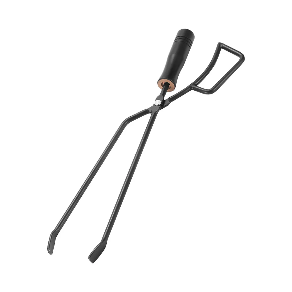 

Stainless Steel Tweezers Charcoal Clip BBQ Fire Long Handle Tong Camping Firewood Outdoor Accessory