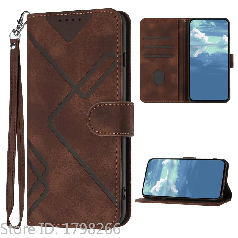 Luxury Pattern Flower Leather Phone Case - Flip Cover Wallet with Card Holder