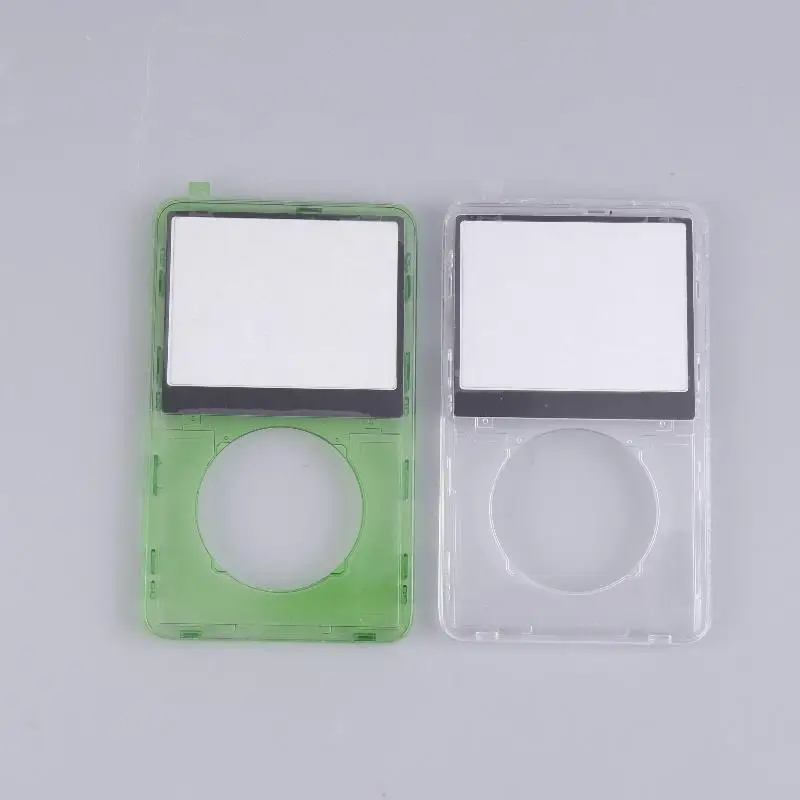아이팟 비디오 5세대 비디오 30GB 60GB 80GB MP3 액세서리용 다채로운 투명 투명 전면 하우징 케이스 커버