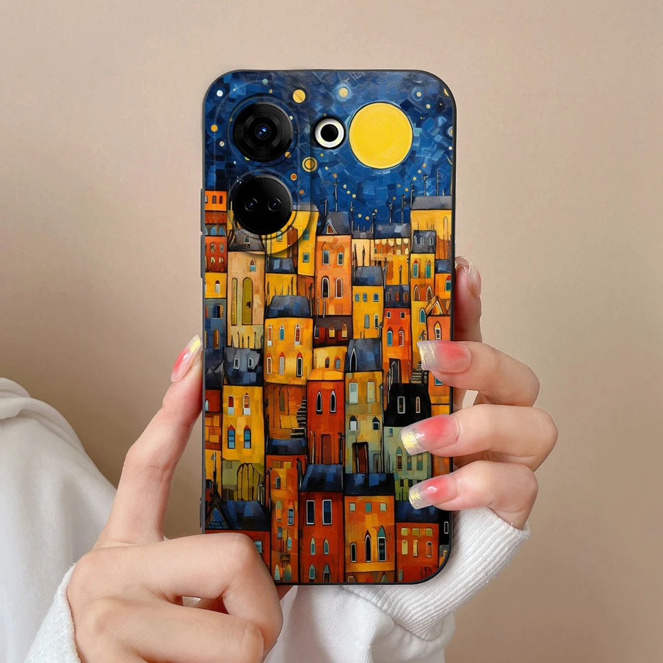 Soft Slim Liquid Silicone Phone Case - Anti-Slip Cute Chubby Boy Girl Design Back Cover