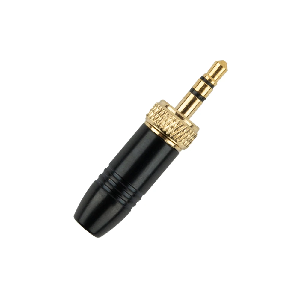 Microphone Stereo Plug Locking Plug Metal Replacement Stereo Cable Microphones For Sennheiser 1/8 " TRS In