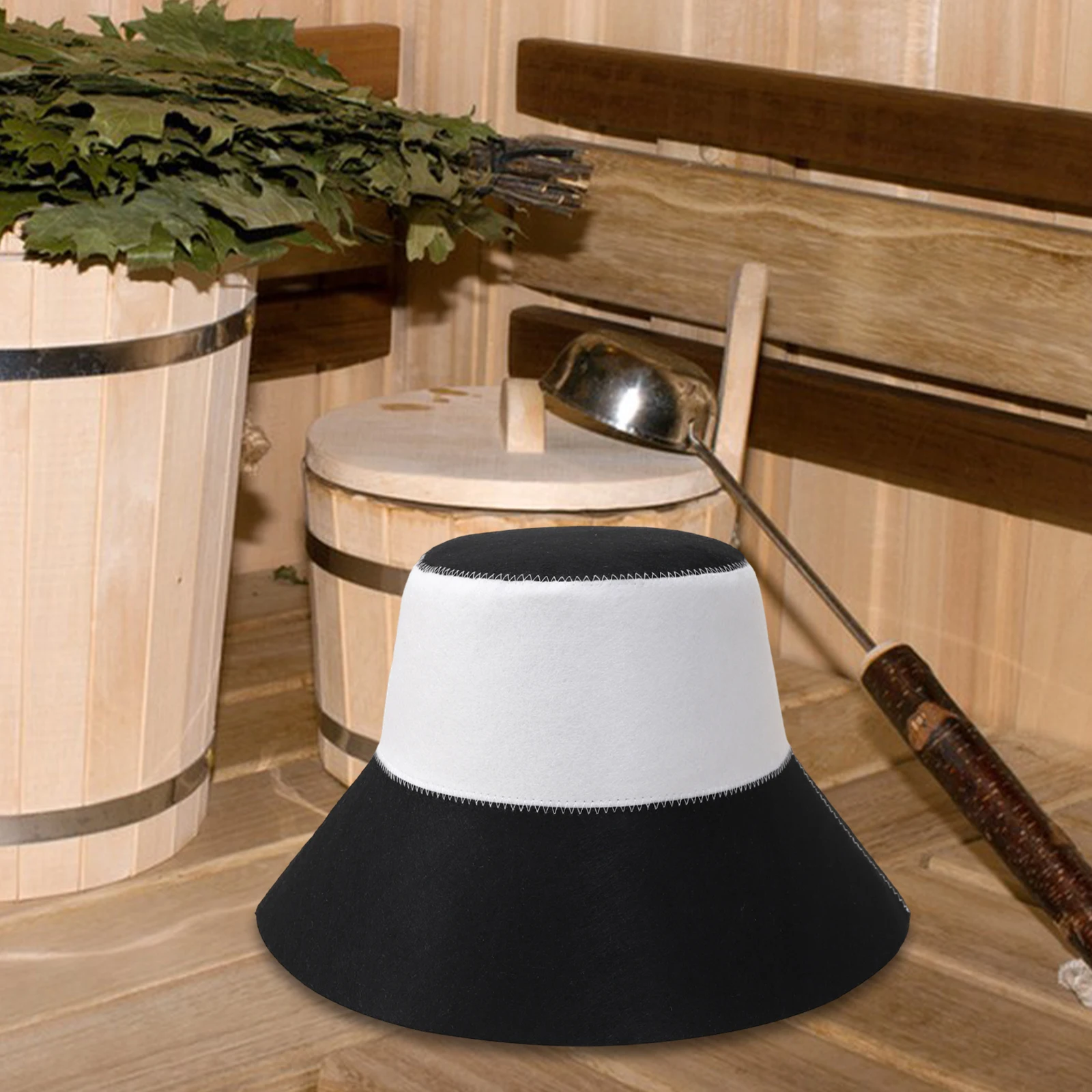 Portable Unisex Sauna Bath Hat with Superior Water Absorption