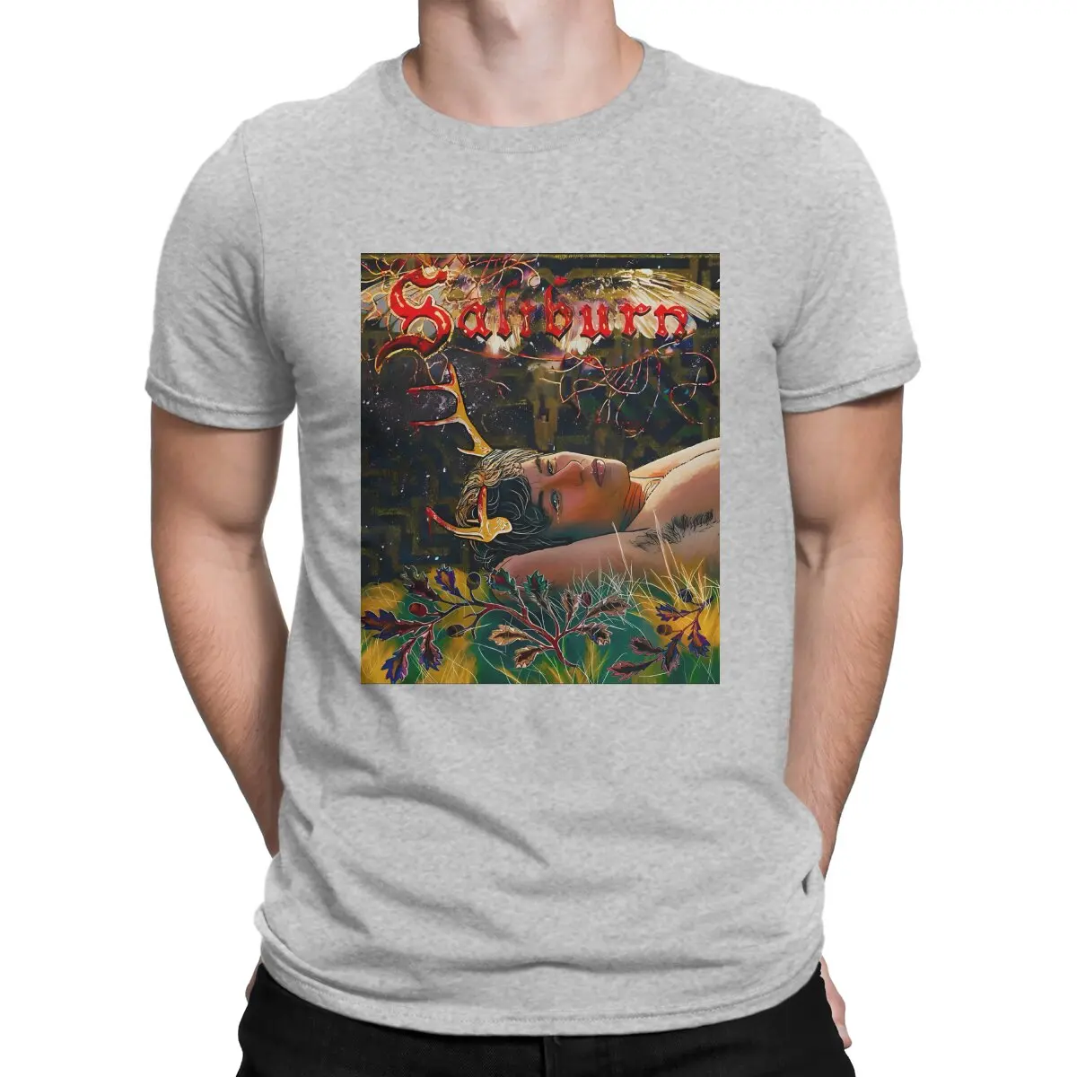 thumbnail image 1 of Camisetas de cine para hombre Saltburn, camisetas únicas de algodón, camisetas de cuello redondo y manga corta, ropa estampada, 1 of 7