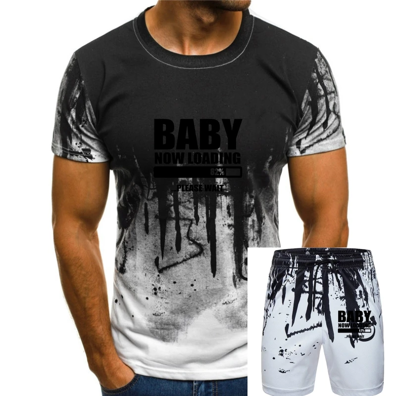 

Baby Loading T Shirt Shower Mommy Family Parents Maternity Pregnancy Gift Youth Adult Slim Fit T Shirt S-xxl