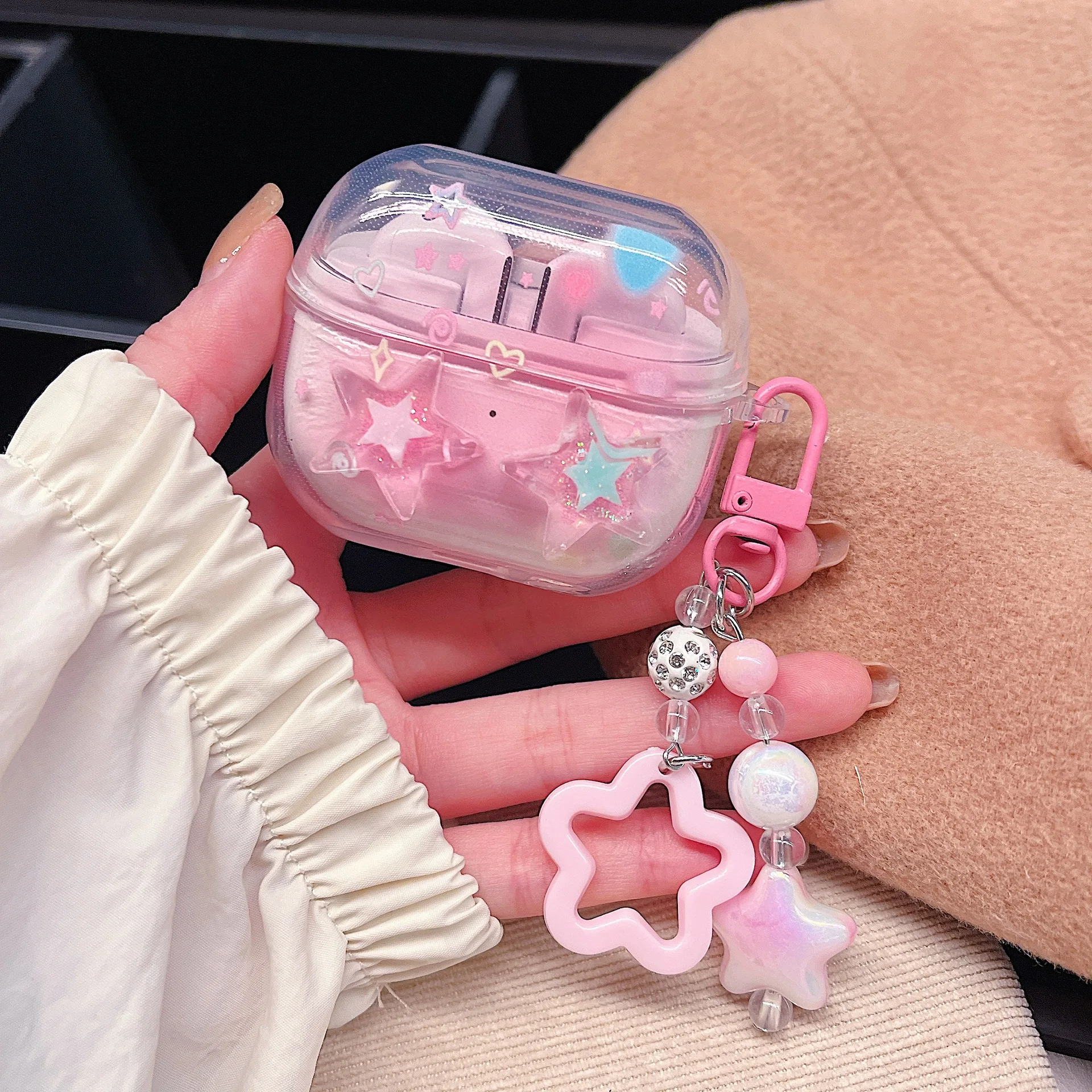 For Samsung Galaxy Buds 3 3 Pro Case Hello Kitty Bear Flowers 3D