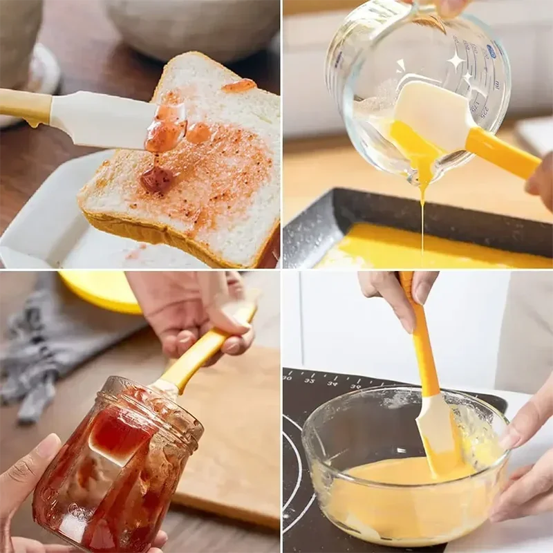 Silicone Spatula Butter Jam Spreader For Breakfast Bread Spread Kitchen Gadgets BPA-free Heat Resistant NonStick Baking silicone scraper,kitchen spatula,silicone cookware