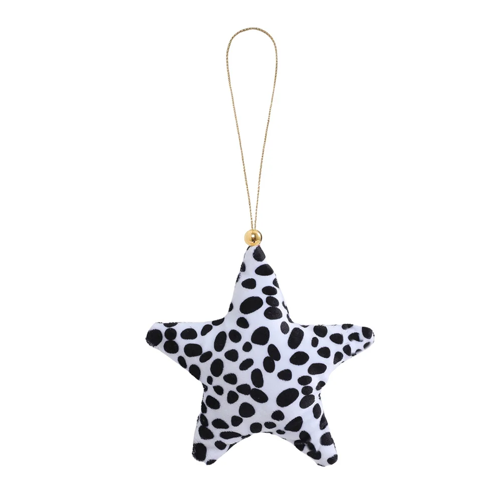 thumbnail image 1 of piezas de adornos navideños de terciopelo con forma de estrella, de lujo, para colgar en el árbol, regalo de feliz Navidad, decoración navideña, 1 of 5