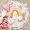 Cute Round Rug Bedroom Tassel Carpet Mat Bedside Kids Room Ddecoration Cartoon Floor Mats Home Soft Machine Washable Area Rugs 3