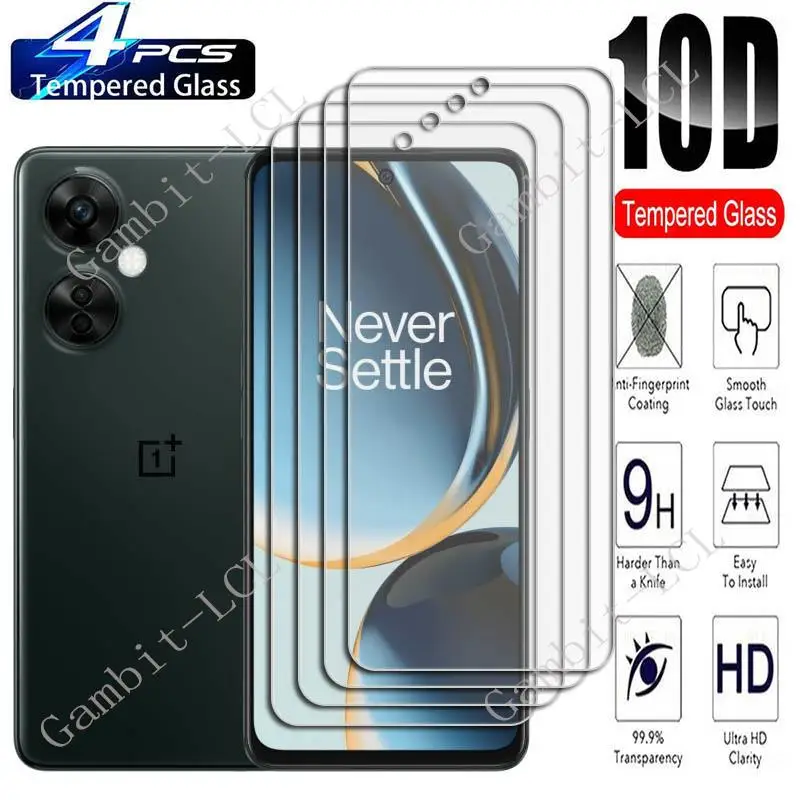 

4PCS For OnePlus Nord CE 3 Lite 5G 6.72" Screen Protective Tempered Glass On NordN30 CE3Lite CE3 3Lite N30 Protection Cover Film