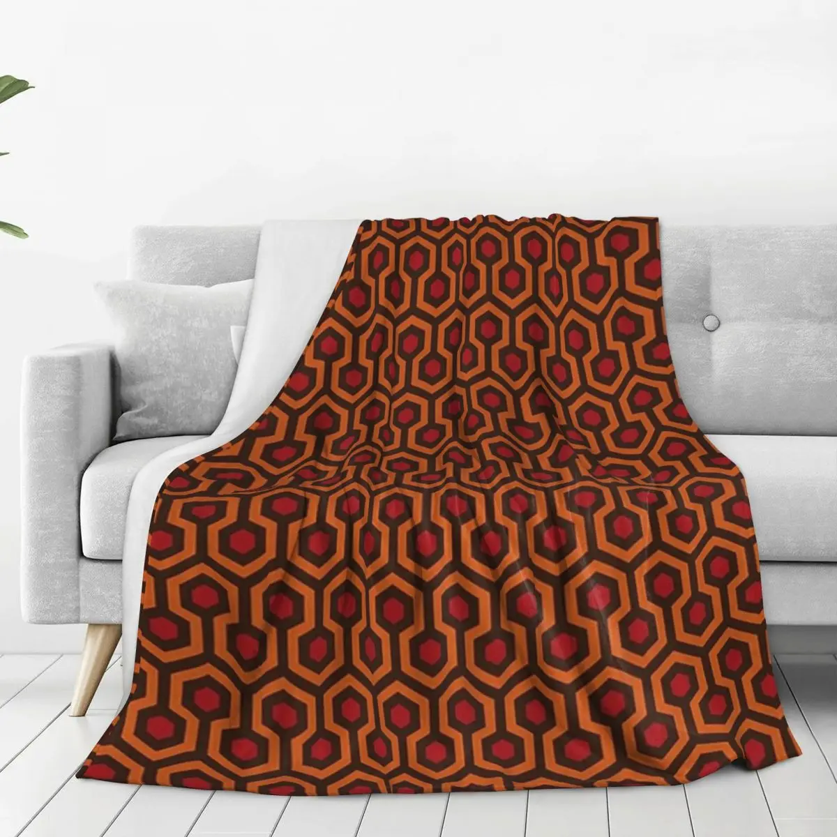 The Overlook Hotel Carpet Blanket Fleece Super Soft Sofa Throw Blankets For Couch Bedding Office Throws Bedspread Quilt 6