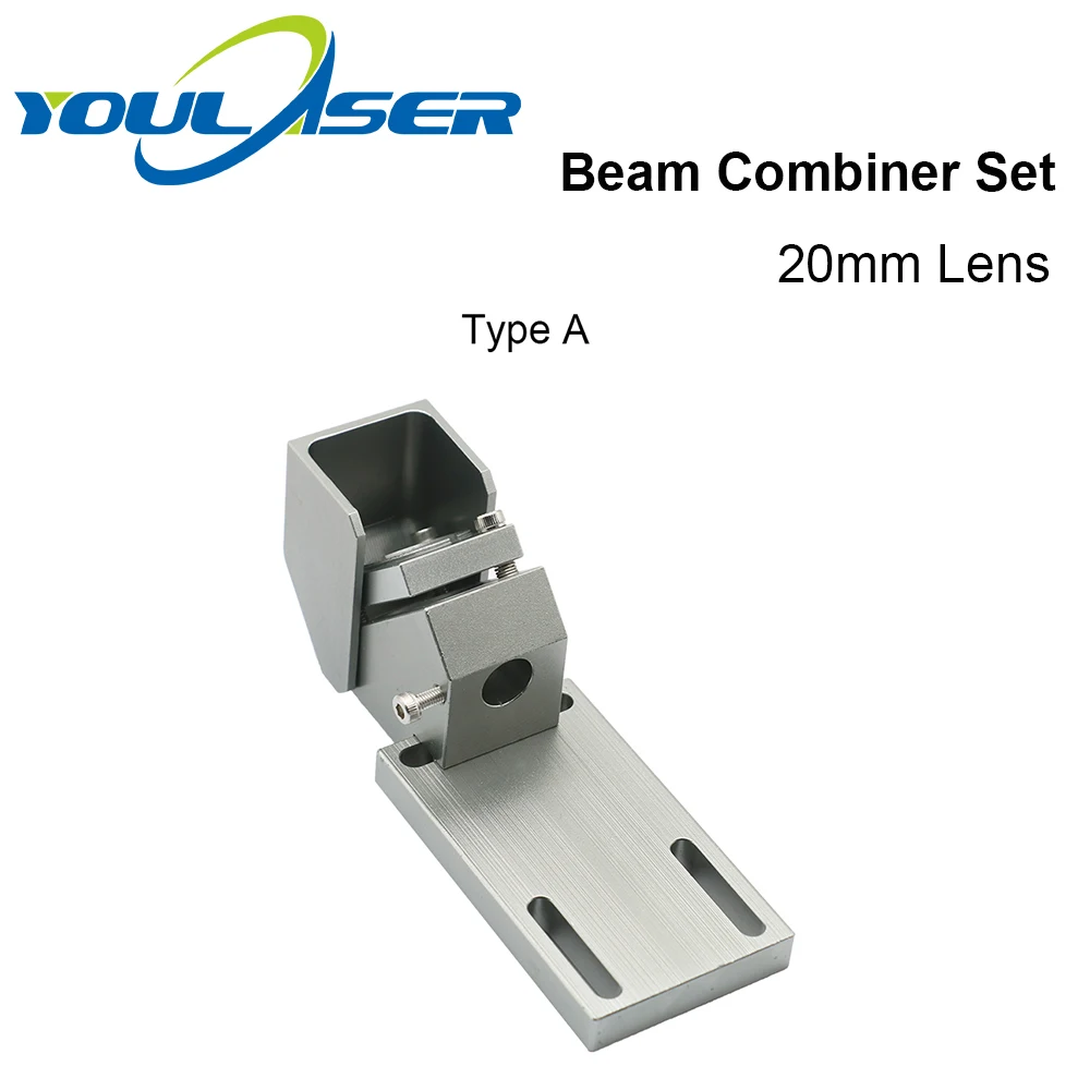 Beam Combiner Set 20mm ZnSe Laser Beam Combiner + Mount + Laser Pointer for CO2 Laser Engraving