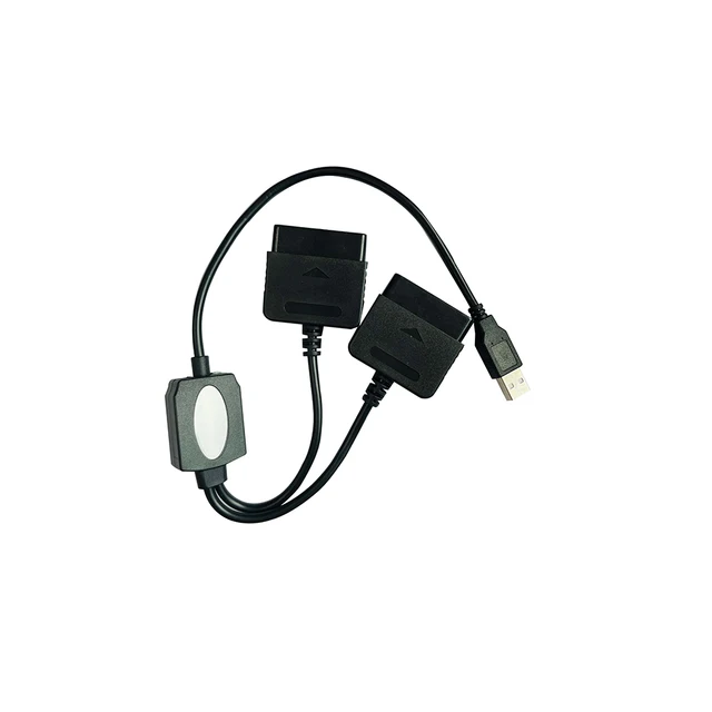 Connecteur 2-en-1 pour manettes de jeu PS2, adaptateur USB convertisseur  pour manettes de jeu PS3 et PC - AliExpress