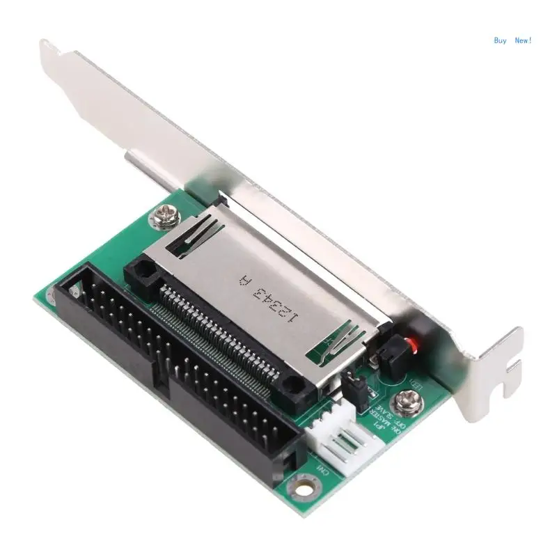40-Pin CF Compact Flash Card 39Pin to 3.5'' IDE Converter Adapter PCI Bracket Back Panel
