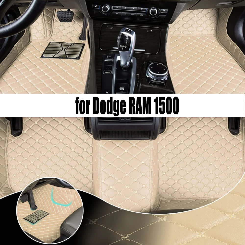 

Custom Car Floor Mat For Dodge RAM 1500 2011-2018 Year Upgraded Version Foot Coche Accessories Carpets