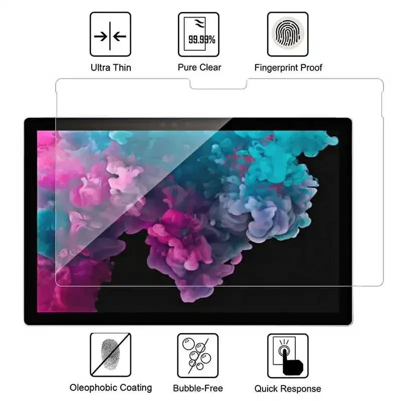 Premium Tempered Glass Screen Protector Film, 1/2 PCS Pack