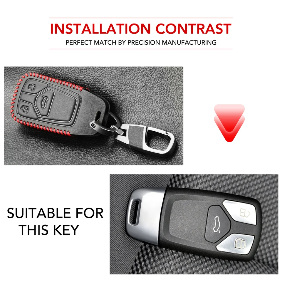 Cover Guscio Chiave TPU Lucida Compatibile Con AUDI A1 A2 A3 A4 A5 A6