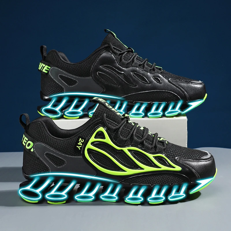 Zapatillas de correr Blade para hombre, zapatos reflectantes de para correr, antideslizantes, amortiguadores, Zapatillas de entrenamiento| | - AliExpress