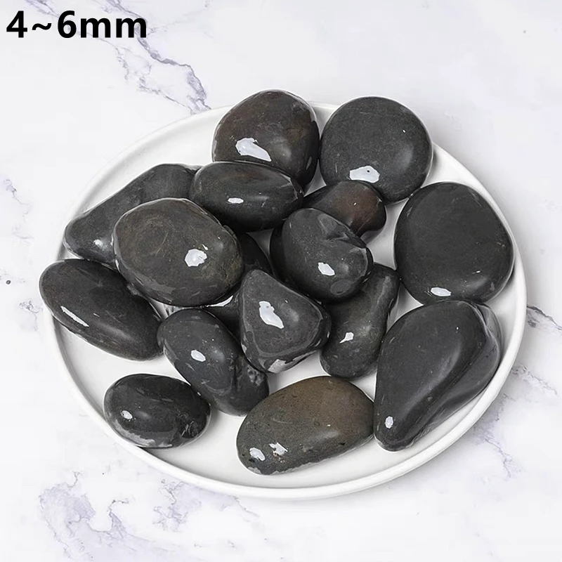 thumbnail image 1 of Piedras de río adoquinadas de 100/200/500 g para acuario, fondo de pecera, paisajismo, fondo de piedra decorativa, accesorio hidropónico natural, 1 of 5