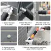 Woodworking  Air Stapler Nail Gun 5-Speed Power with 200 Nails Pneumatic Nail Gun Ceiling/Frame Fixing Renovation Team Tools 4