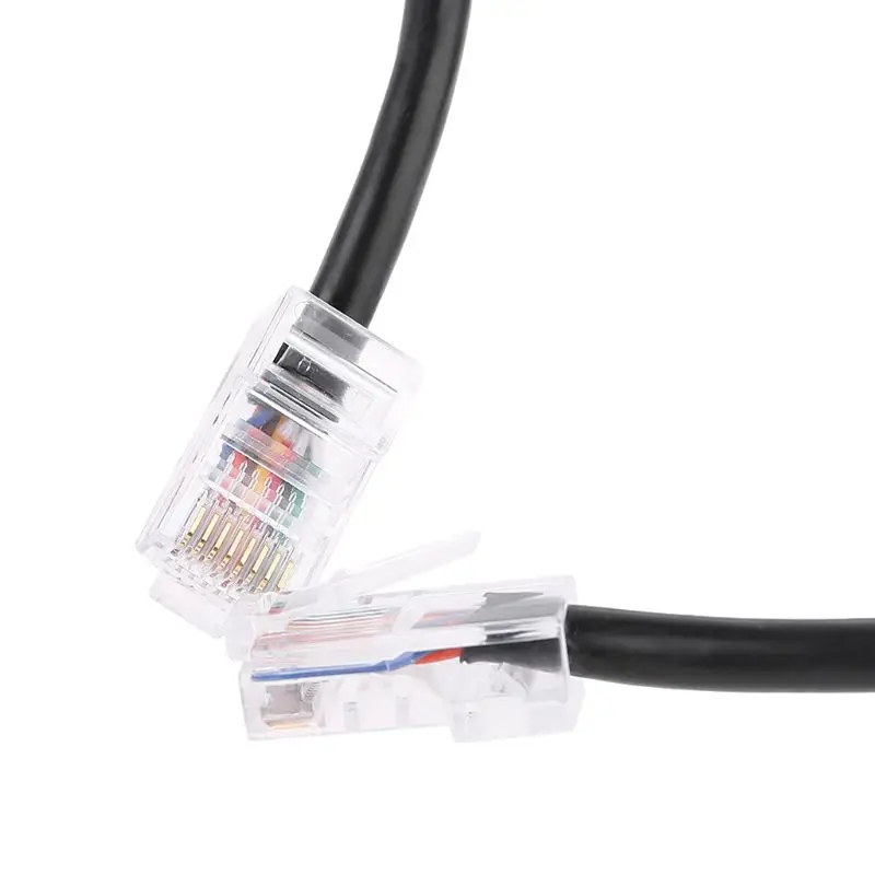 

8Pin RJ45 to RI45 Handheld Mic Extension Cable for ICOM HM-98 HM-133 HM-133V