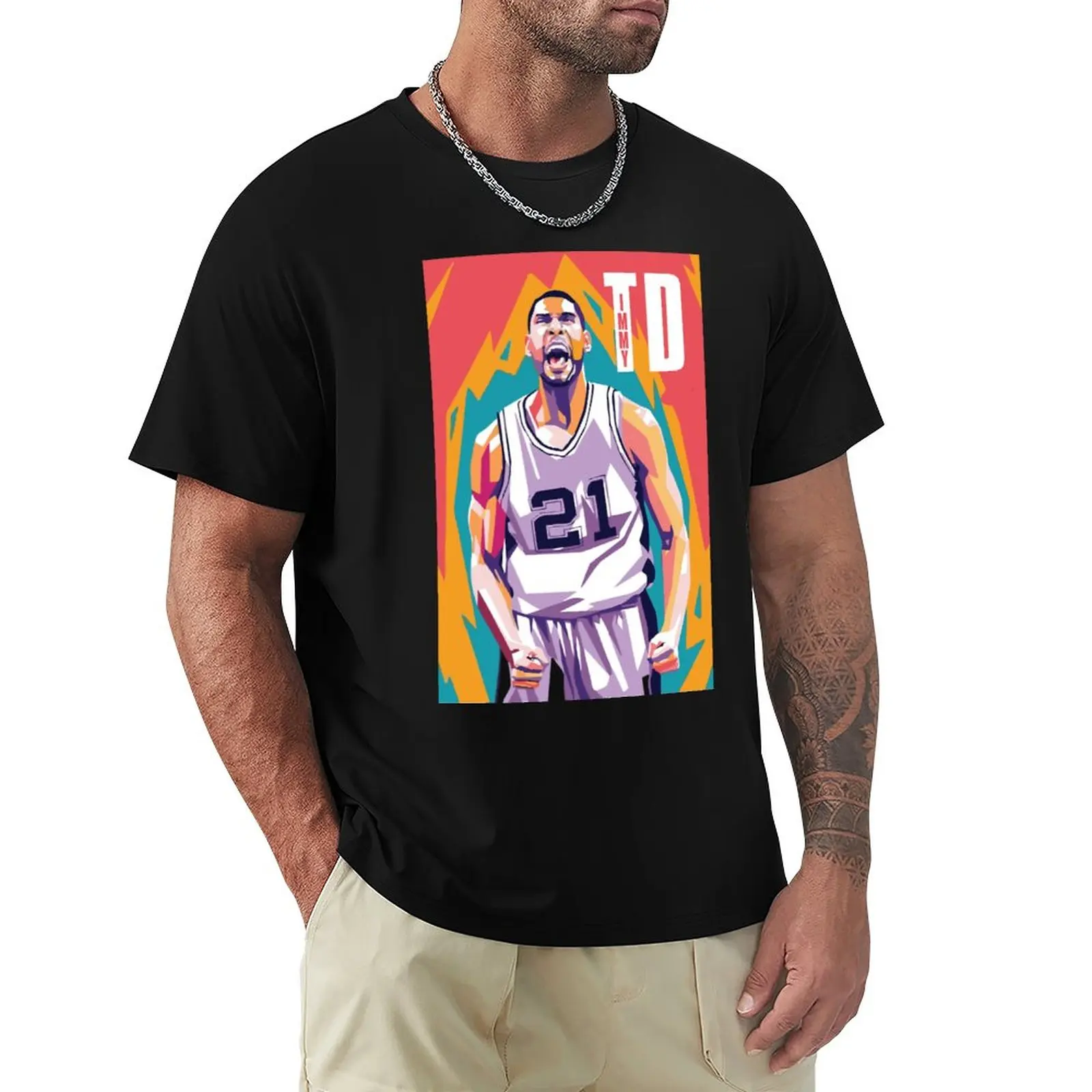 

Timss And Duncanss 2023 Basketball Stars (10) Football Team Motion Kemp Creative T-shirts Top Quality Crewneck Home USA Size
