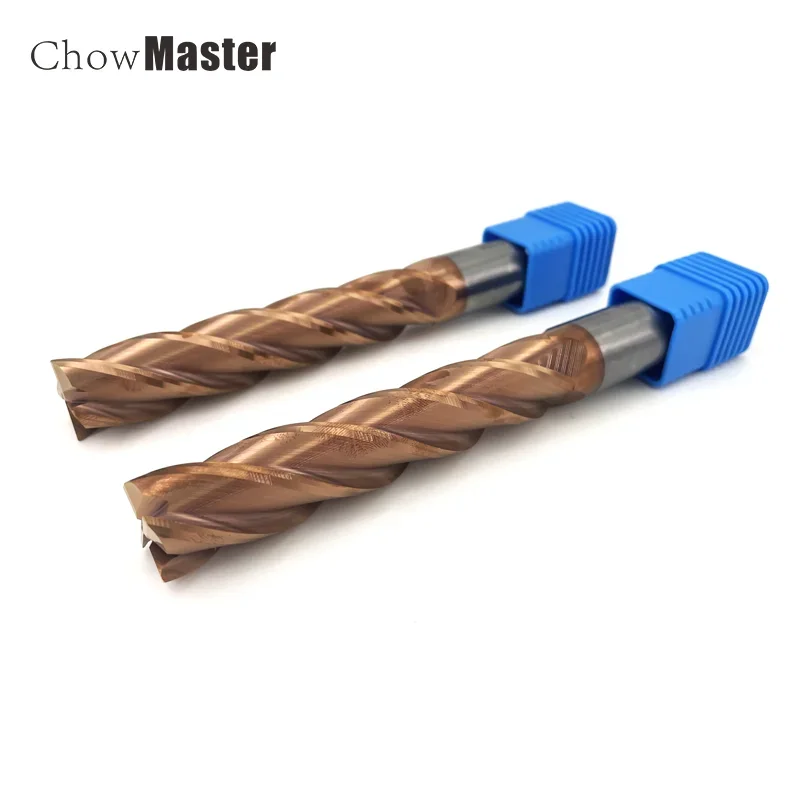 Tungsten Steel End Mill Cutter – 4 Flute Coated Flat Bottom CNC Milling Tool for Precision Metal Machining 2
