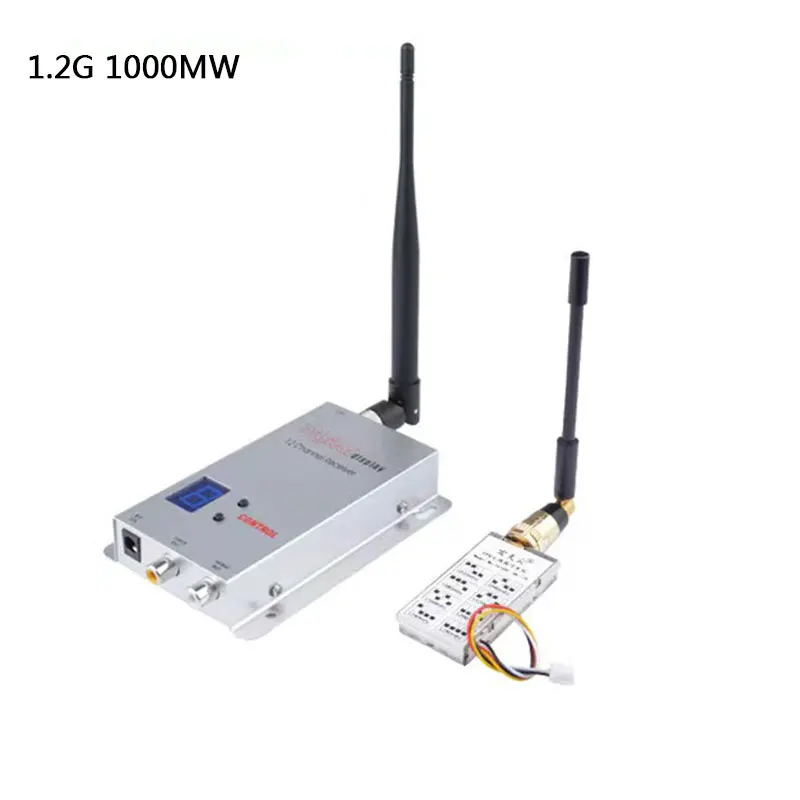 

1.2G 1W Modul 1000mW 8CH Transmitter TX1000 12CH Receiver RX Combo Up to 3km for RC Models Drone Quad Enhancement Booster FPV
