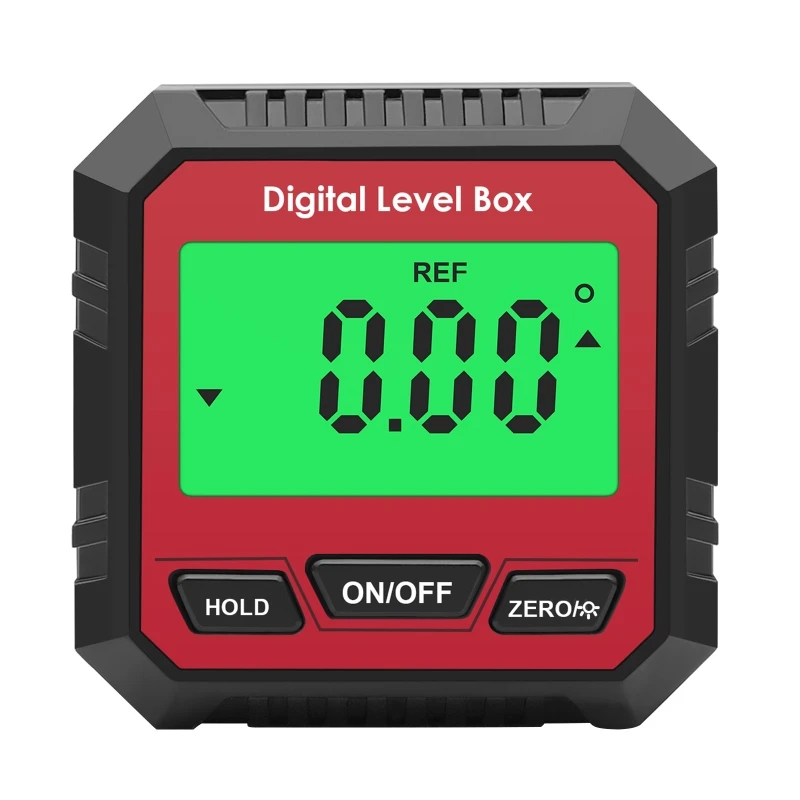 Digital Angle Finder Compact LCD Display Digital Angle Gauge & Level Tool 4x90° 2x180° Essential Woodworking Electrical 4