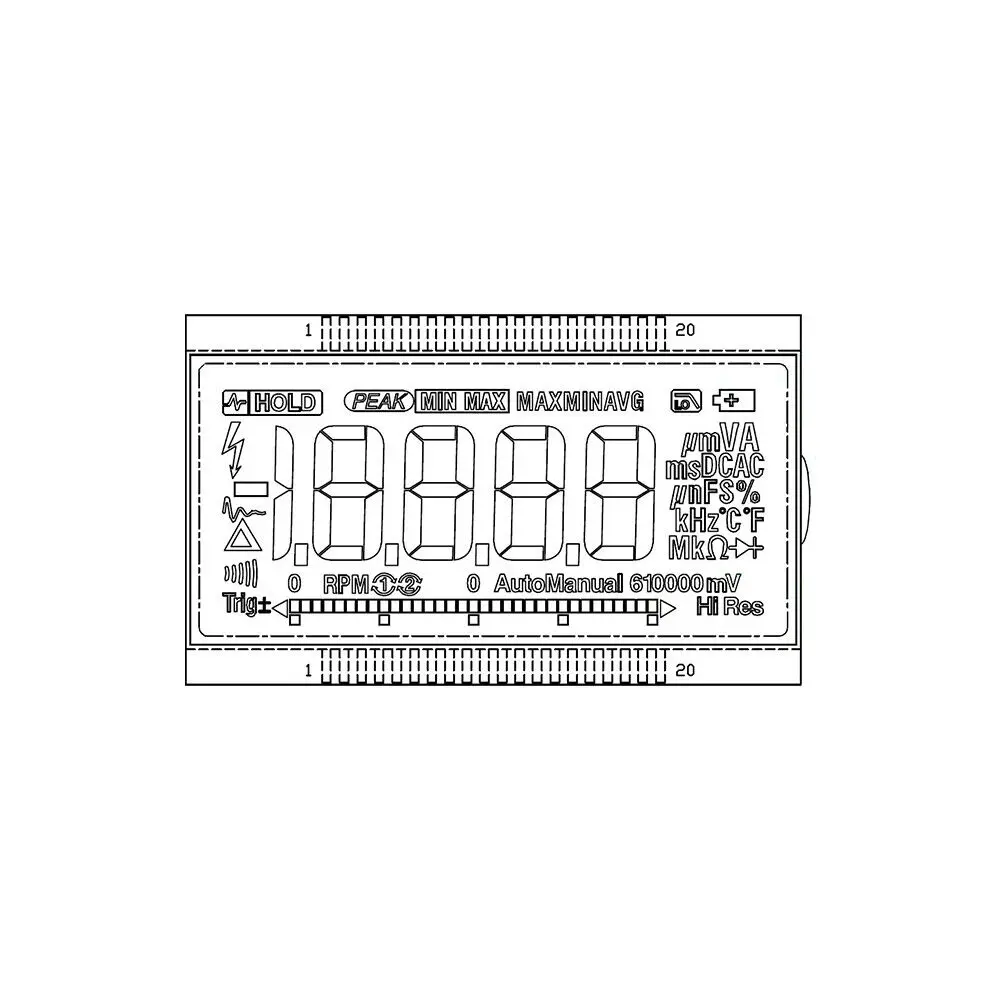 FLUKE 87V, 88V, 83V  Ƽ    LCD ÷ 2065213