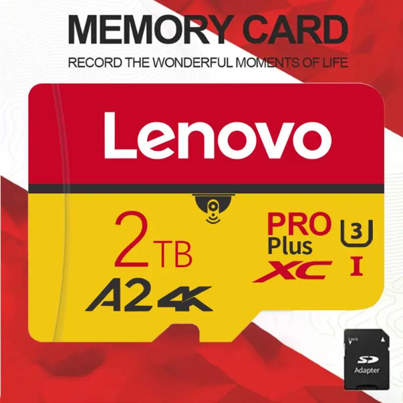 Scheda Di Memoria Sd Ad Alta Velocità Lenovo 2Tb Mini Sd Card Classe 10 Sd/Tf Scheda Di Memoria Flash 1Tb Micro Tf Sd Card Per Nintendo Switch Ps5