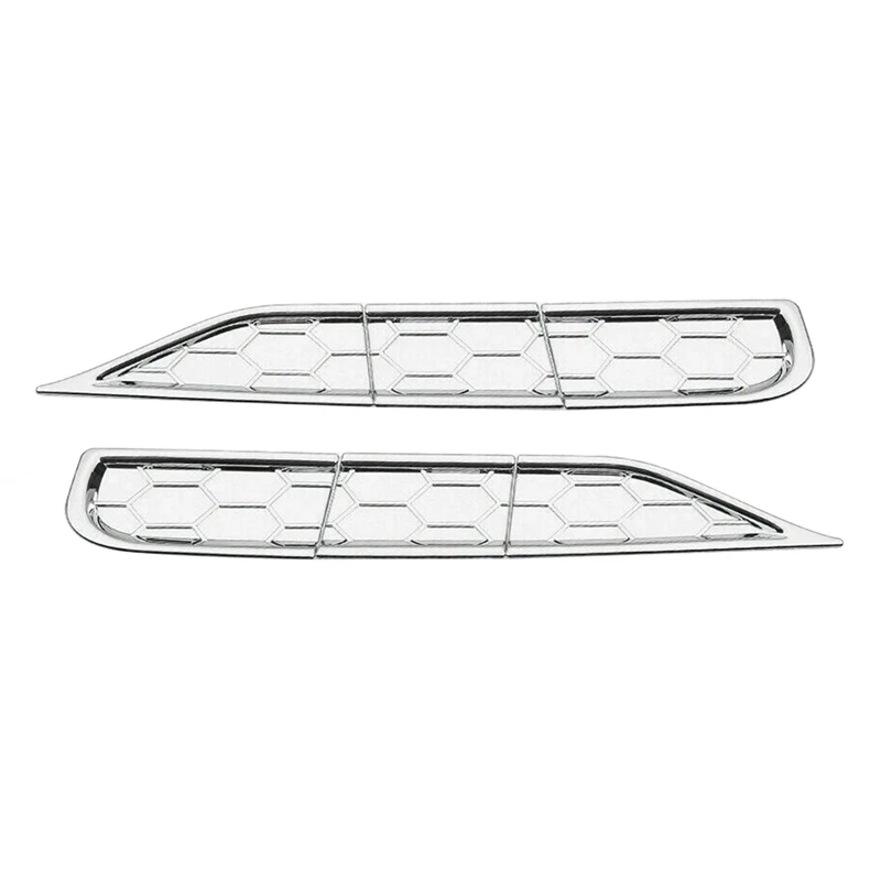 1Pair Headlight Cleaning Cover Trim Bezels Stickers For Jeep Grand